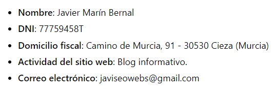datos de identificacion