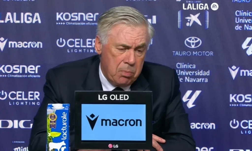 Ancelotti defiende a Bellingham y analiza el arbitraje en la última jornada