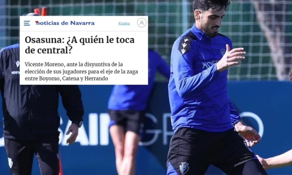 Dudas en la defensa: Noticias de Navarra analiza la situación de los centrales
