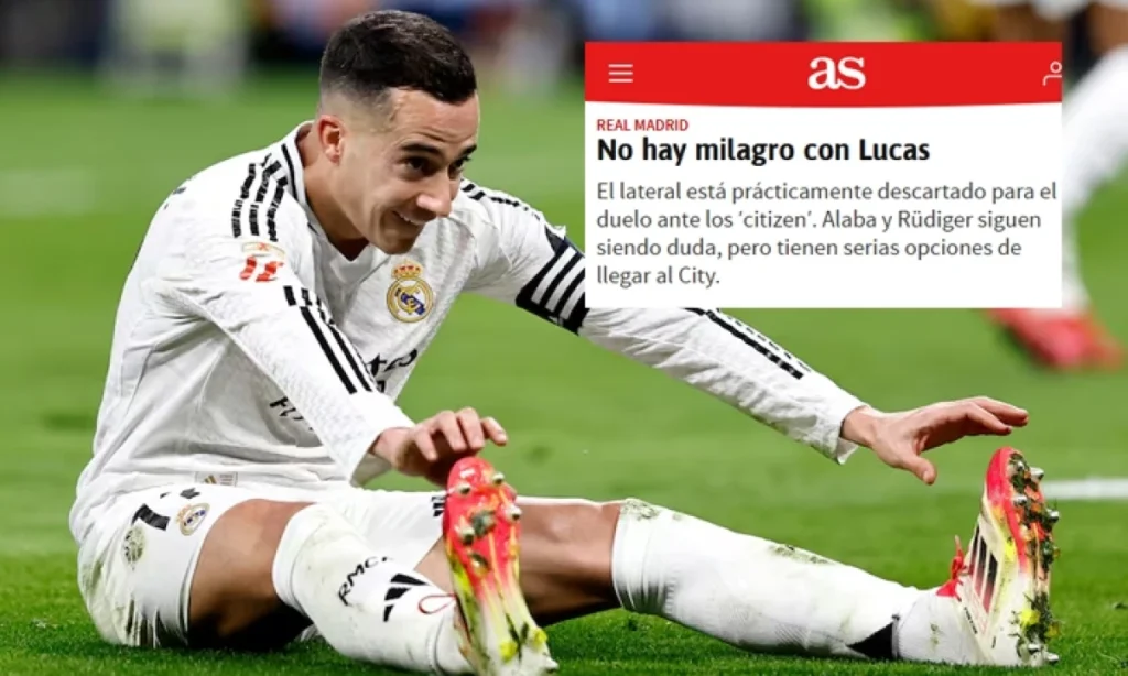 El adiós inesperado de Lucas ante el City: ¿Qué significa para el Real Madrid?