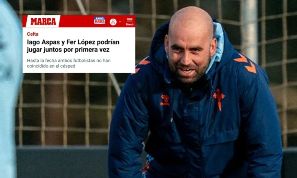 Giráldez aclara la situación de Aspas y Fer López para el próximo partido