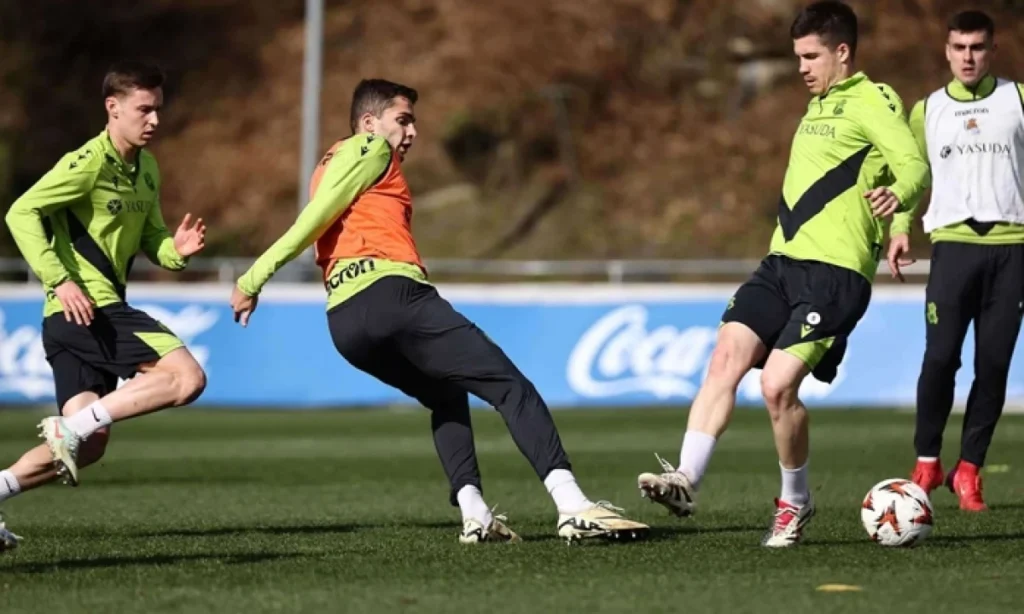 La Real Sociedad se prepara con optimismo para el duelo de Europa contra el Midtjylland