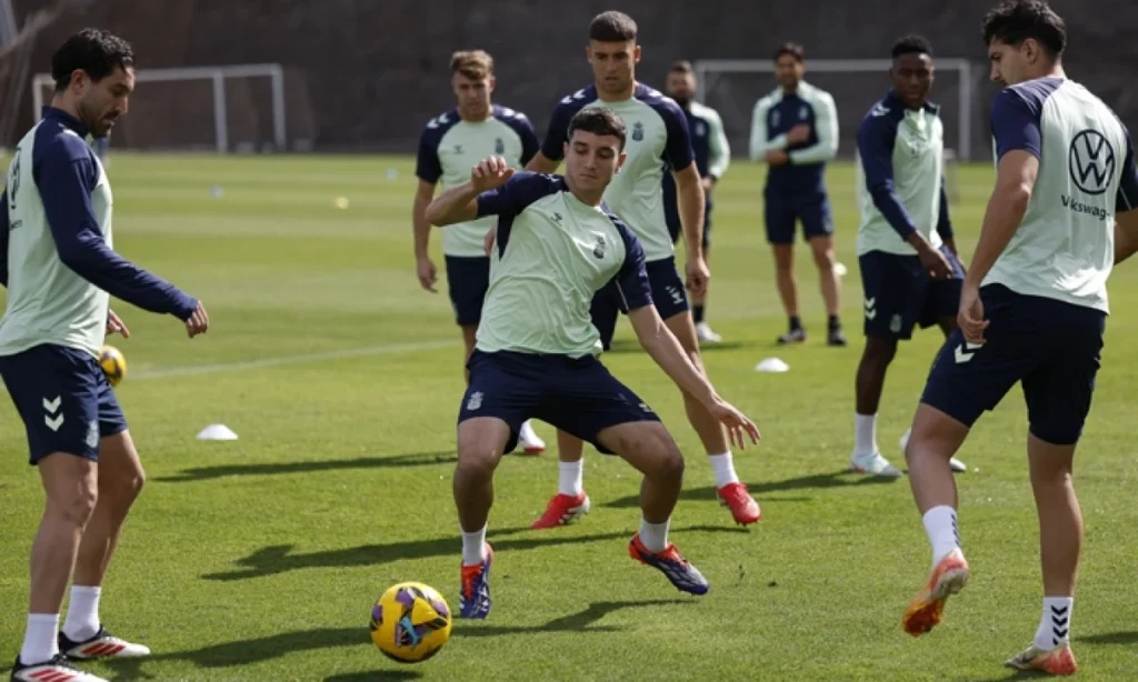 Las Palmas se prepara para el duelo clave contra el Mallorca: ¿qué sorpresas traerá Diego Martínez?