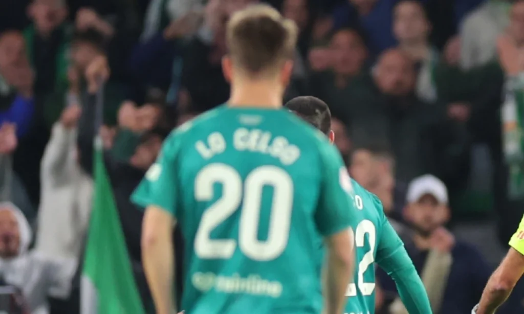 Lo Celso se retira al descanso por una lesión muscular