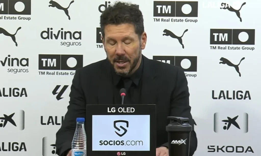 Simeone revela los secretos detrás de la victoria ante el Valencia y el futuro de sus estrellas