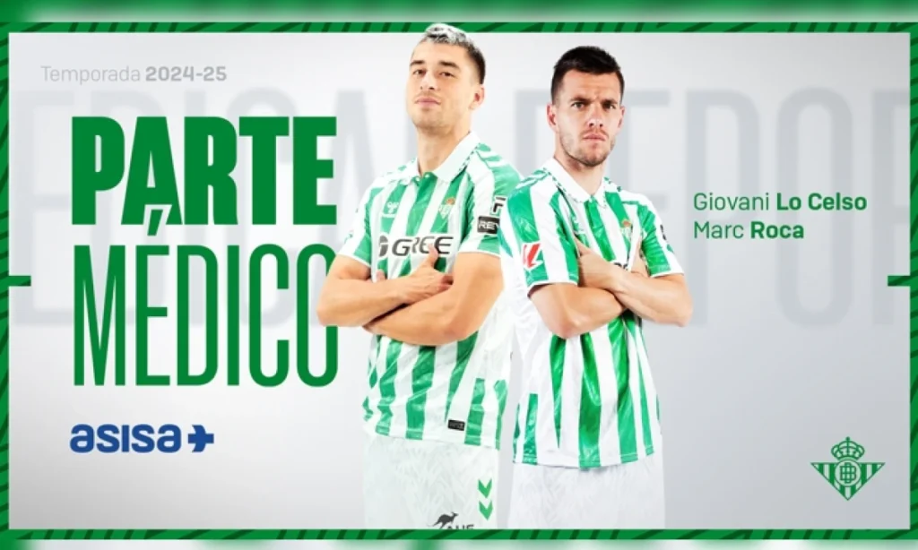 Última hora: Marc Roca y Giovani Lo Celso