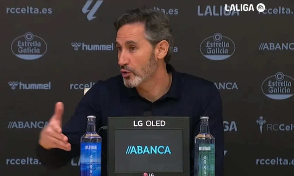 Vicente Moreno analiza la derrota y el papel clave de Aspas en el partido