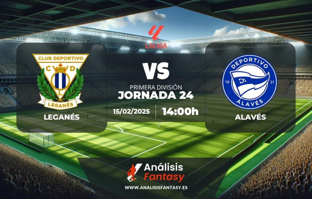 Posible alineación Leganés - Alavés - Jornada 24 de LaLiga (15/02/2025)
