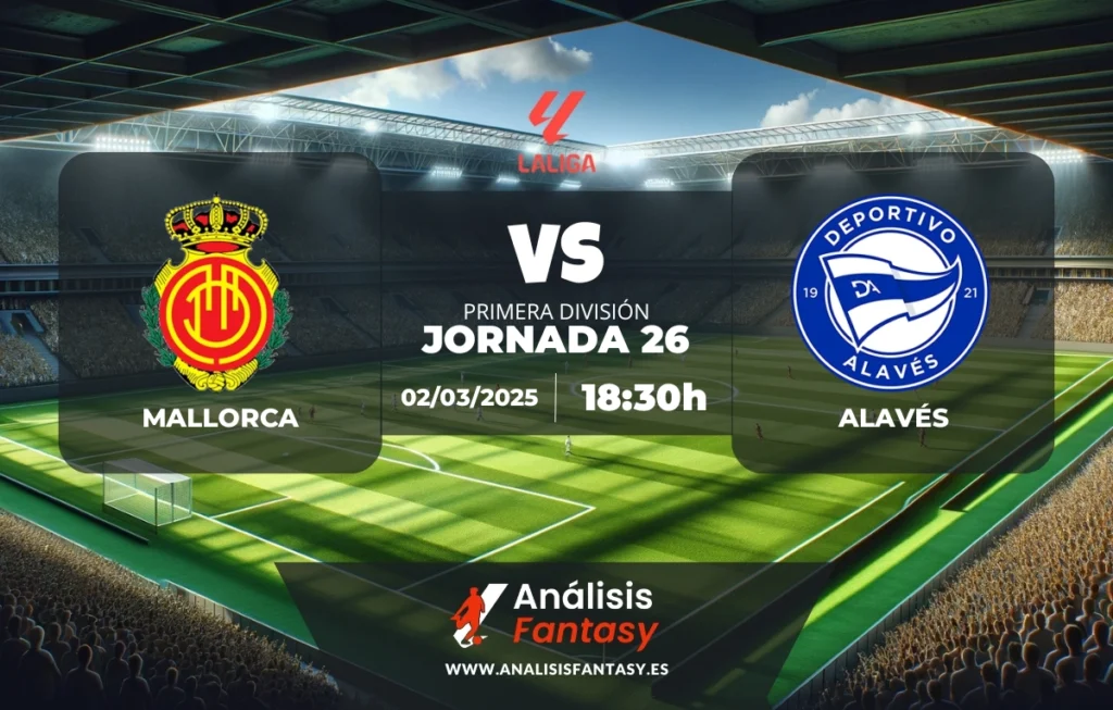 Posible alineación Mallorca - Alavés - Jornada 26 de LaLiga (02/03/2025)