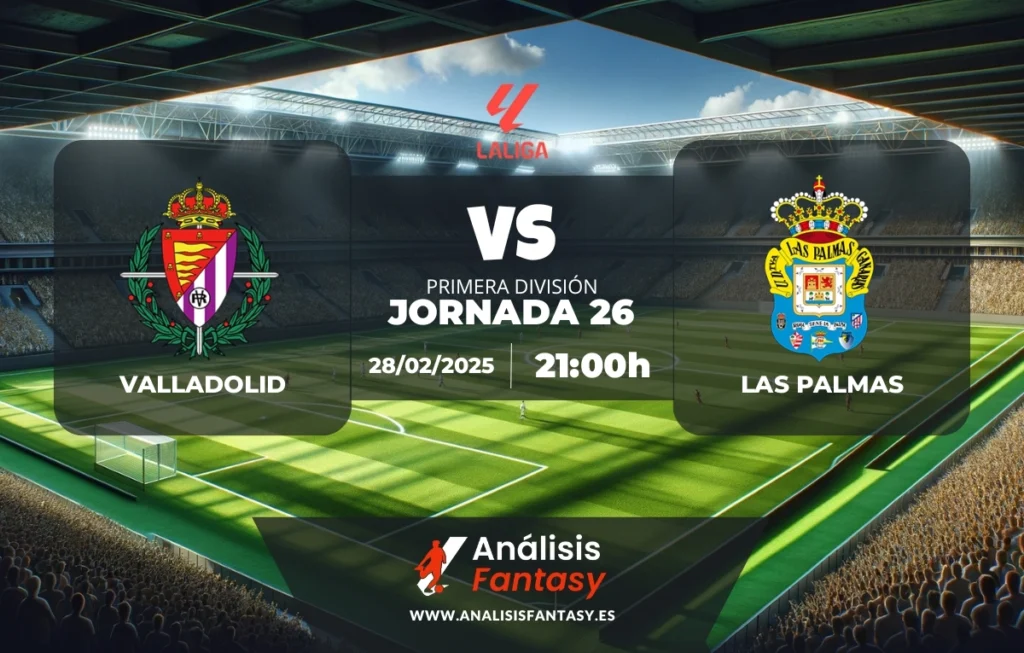 Posible alineación Valladolid - Las Palmas - Jornada 26 de LaLiga (28/02/2025)