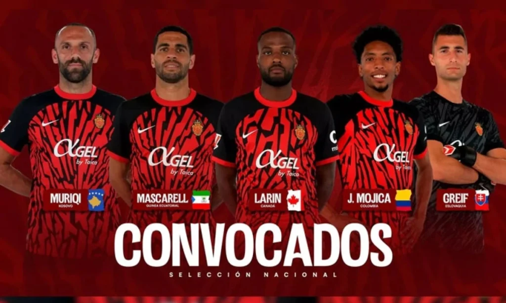 Cinco jugadores del Mallorca se unen a sus selecciones
