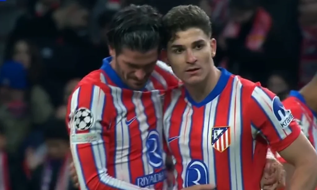 De Paul abandona el partido ante el Real Madrid por molestias