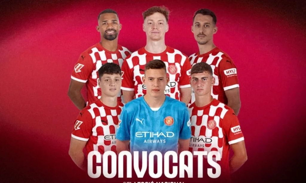 El Girona se queda sin seis jugadores por selecciones
