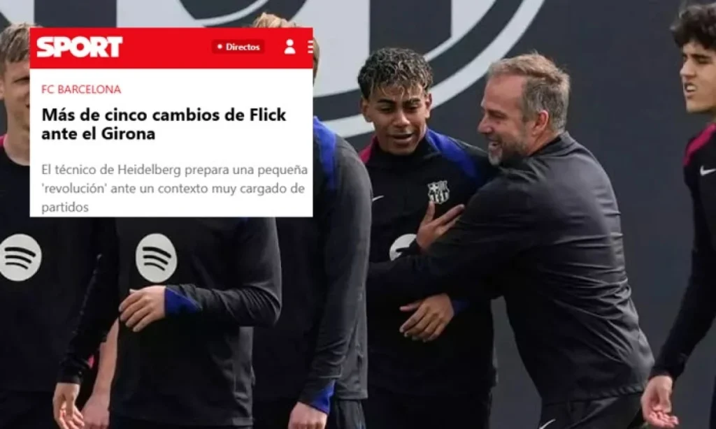 Flick revolucionará el once con más de cinco cambios para el domingo
