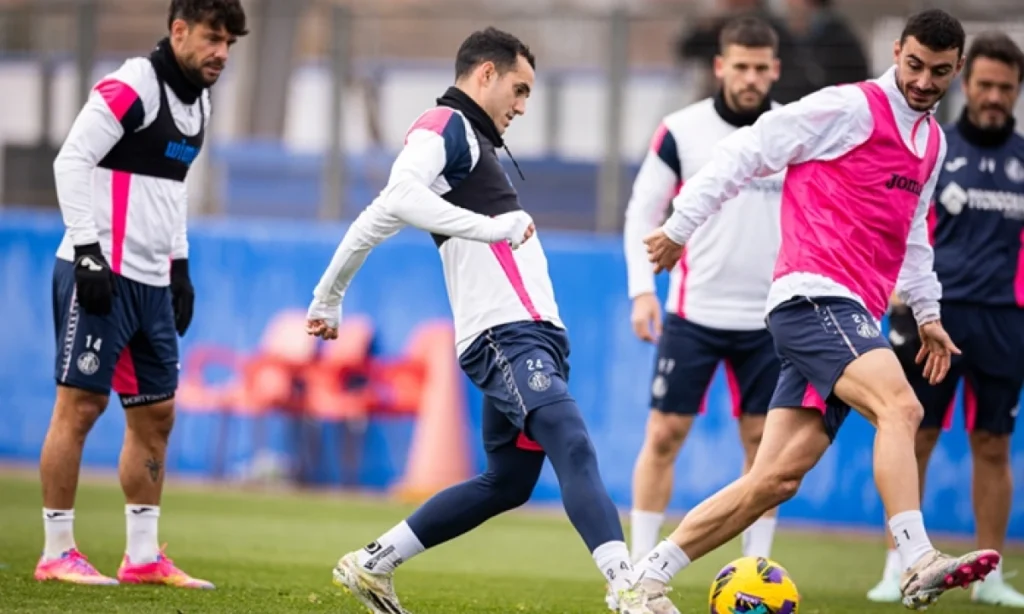 Getafe entrenó al completo