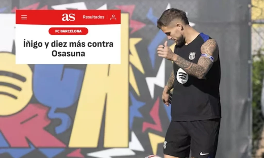 Javier Miguel: Íñigo, titular ante Osasuna; Cubarsí recuperado