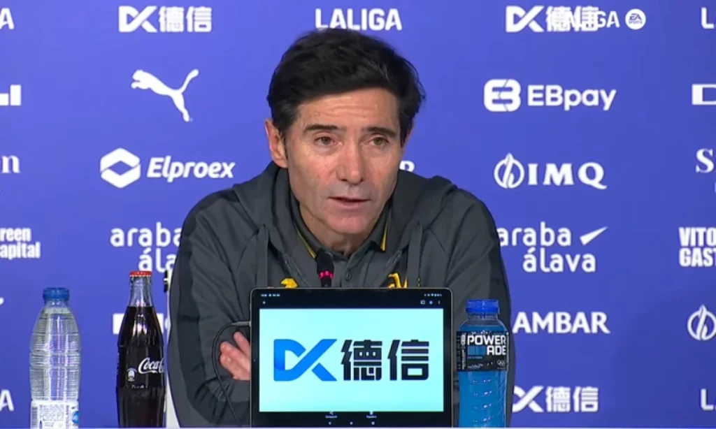 Marcelino: El vuelo de ayer impactó nuestro rendimiento en la derrota