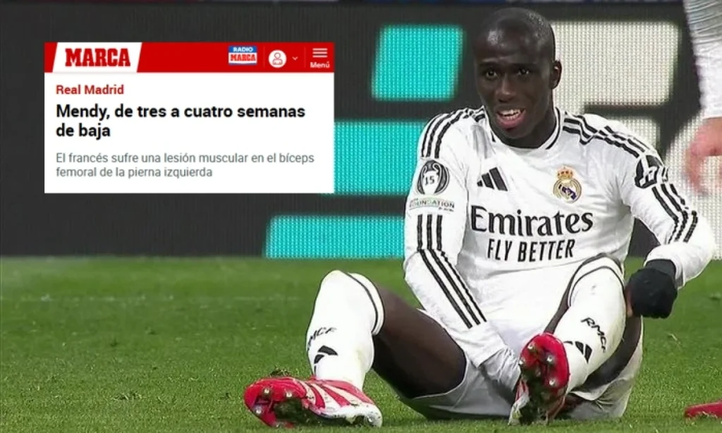 Mendy fuera de juego: baja de 3-4 semanas