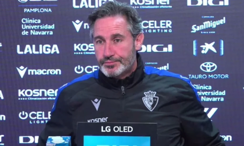 Vicente Moreno guarda silencio sobre Aimar Oroz y analiza la defensa ante el Getafe
