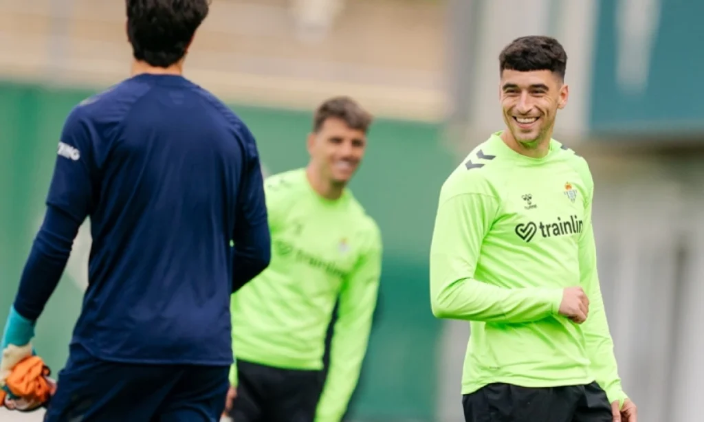 Abde y Jesús entrenan