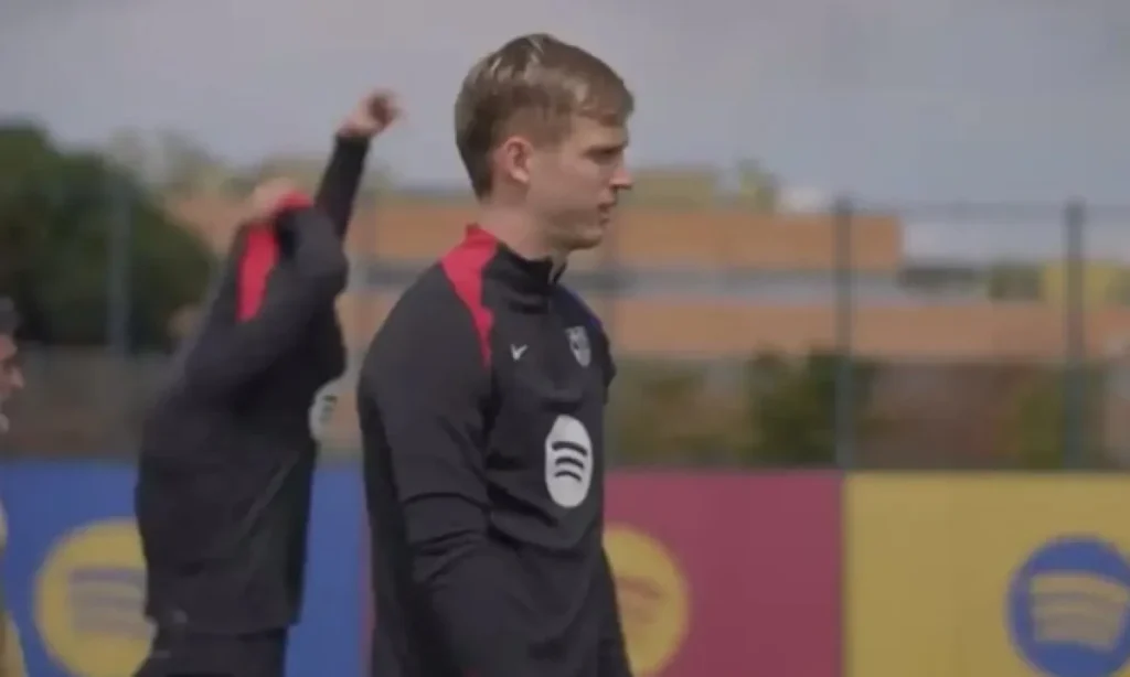 Dani Olmo se une al entrenamiento grupal este viernes