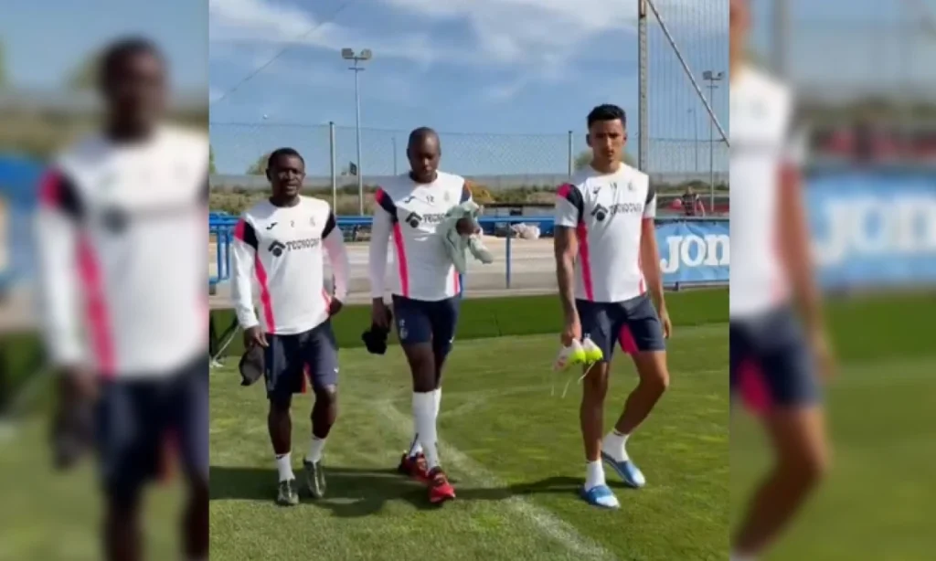 Djené se une al entrenamiento en el césped