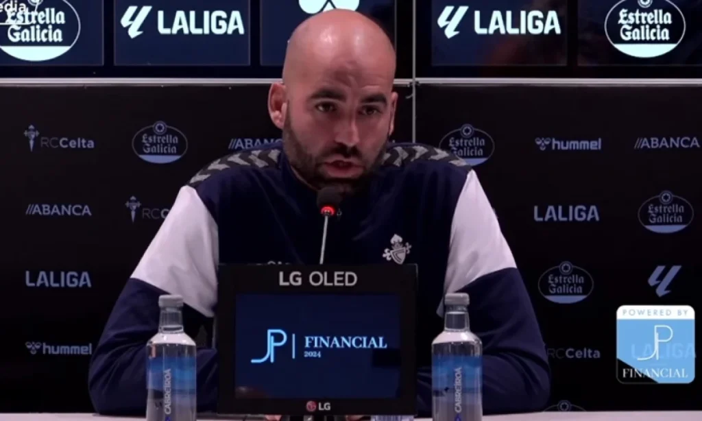 Giráldez anuncia rotaciones y destaca a Starfelt y Aspas ante el Villarreal