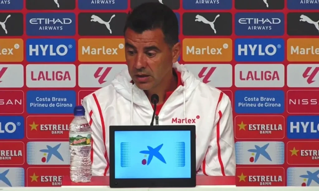 Míchel confirma la disponibilidad de Iván Martín para el duelo ante Osasuna