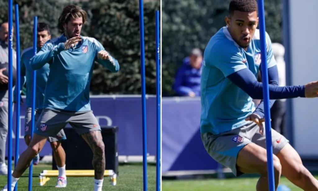 Samuel Lino y De Paul se acercan al alta tras sesión del viernes