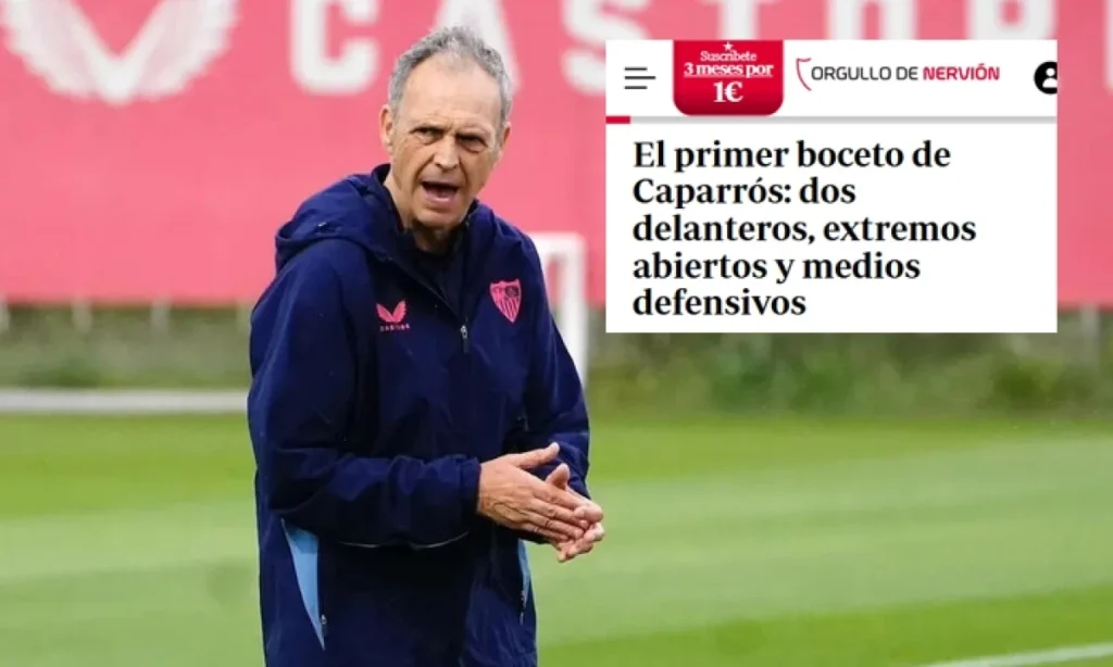 Sevilla podría adoptar el 4-4-2: un cambio en el aire