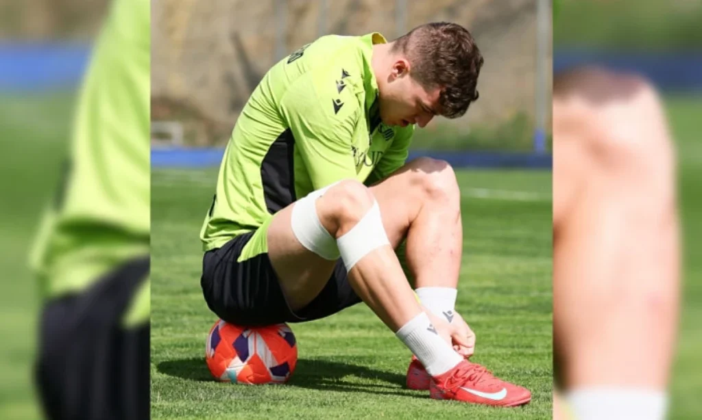 Sucic entrena con vendaje pero sin problemas aparentes